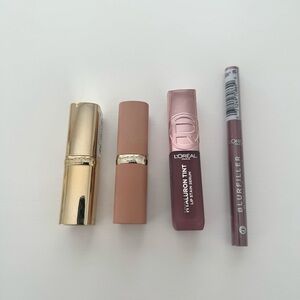 NEW l’oréal colour riche hyaluron tint stain serum lip liner lipstick bundle